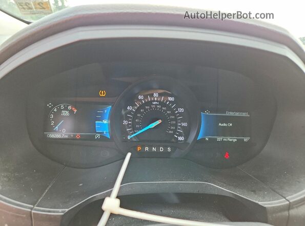 2FMPK4J97NBA34225 2022 FORD EDGE Gray ხელსაწყოთა პანელის ხედი