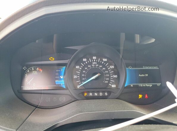 2FMPK4J97RBA31248 2024 FORD EDGE Gray ხელსაწყოთა პანელის ხედი