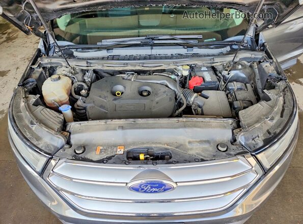 2FMPK4J98GBC61829 2016 FORD EDGE Silver Rear interior view