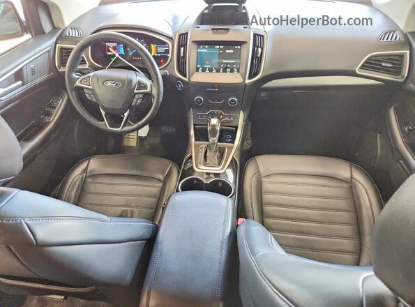 2FMPK4J98GBC61829 2016 FORD EDGE Silver Dashboard view