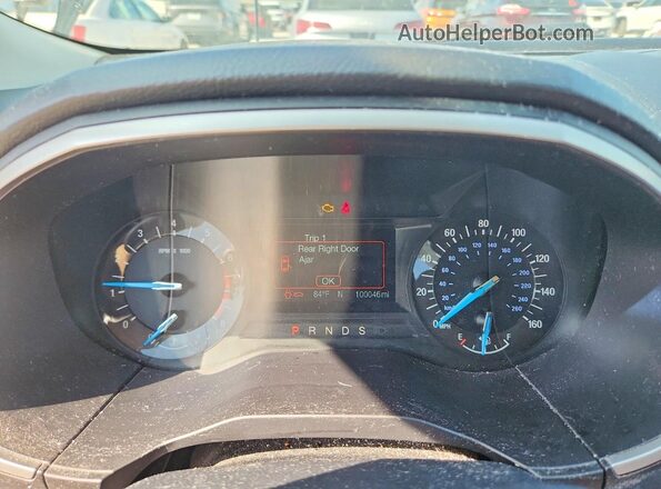 2FMPK4J98JBC00116 2018 FORD EDGE Black Սարքավորումների վահանակի տեսք