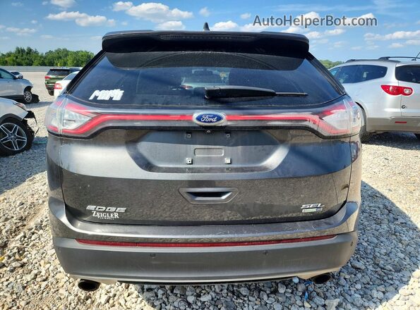 2FMPK4J98JBC00116 2018 FORD EDGE Black Հետևի տեսք