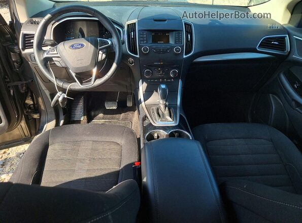 2FMPK4J98JBC00116 2018 FORD EDGE Black Առջևի վահանակի տեսք