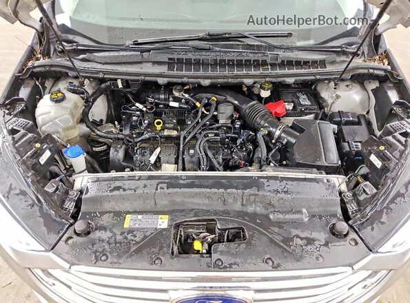 2FMPK4J99LBA73587 2020 FORD EDGE Silver Vista del compartimento del motor