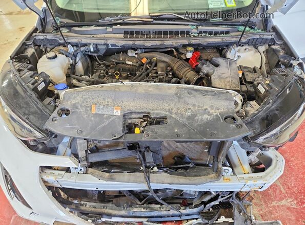 2FMPK4J99RBA99339 2024 FORD EDGE White Vista del compartimento del motor