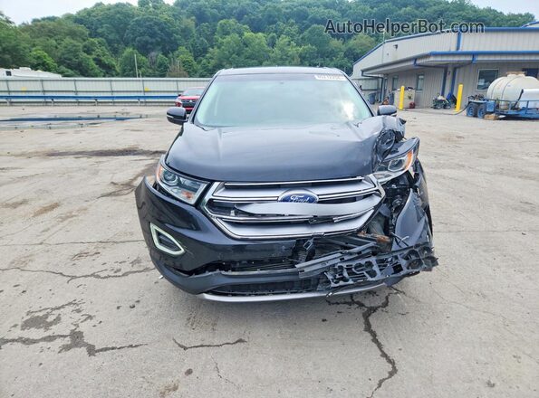 2FMPK4J9XHBC30292 2017 FORD EDGE Black Դիմացի տեսք