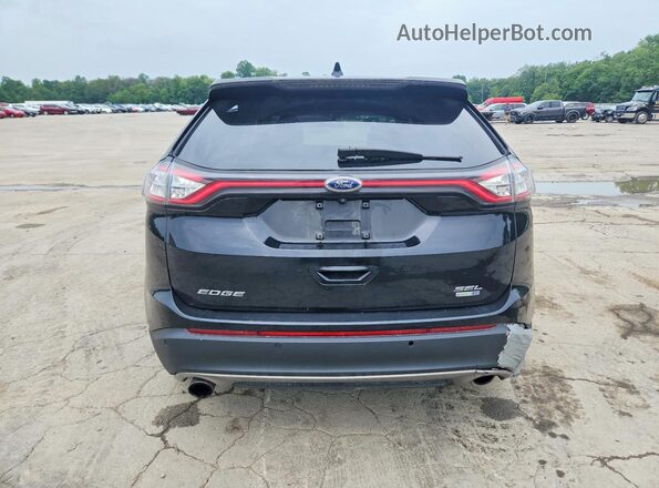 2FMPK4J9XHBC30292 2017 FORD EDGE Black Հետևի տեսք