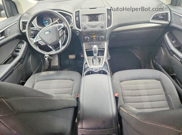 2FMPK4J9XHBC30292 2017 FORD EDGE Black Առջևի վահանակի տեսք