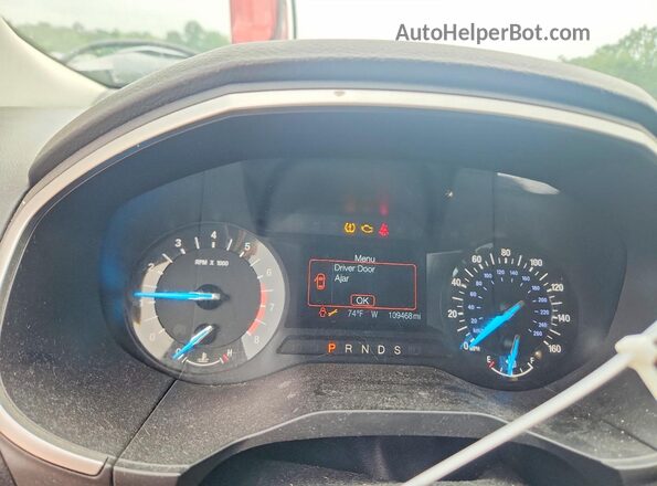 2FMPK4J9XHBC30292 2017 FORD EDGE Black Սարքավորումների վահանակի տեսք