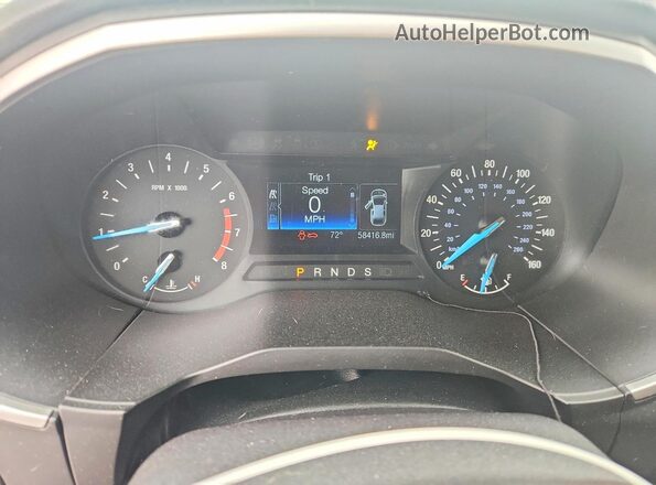 2FMPK4J9XKBC37802 2019 FORD EDGE White Вид щитка приладів