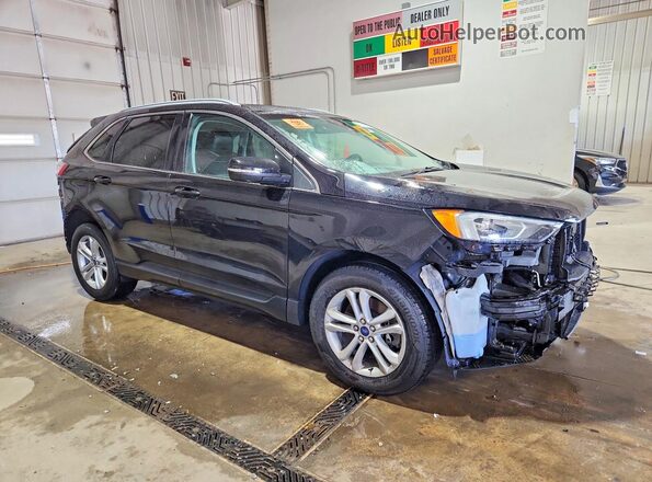 2FMPK4J9XLBA22163 2020 FORD EDGE Черный Передняя правая четверть