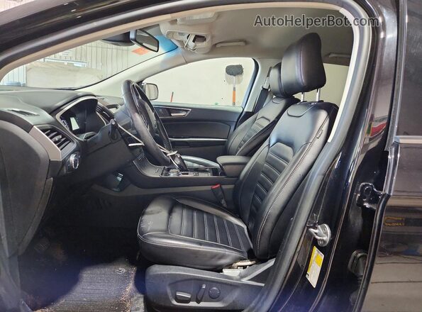 2FMPK4J9XLBA22163 2020 FORD EDGE Черный Вид салона спереди