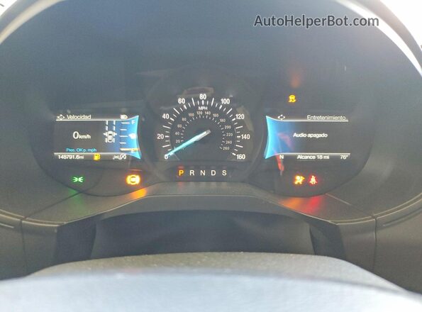 2FMPK4J9XPBA25456 2023 FORD EDGE Black ხელსაწყოთა პანელის ხედი