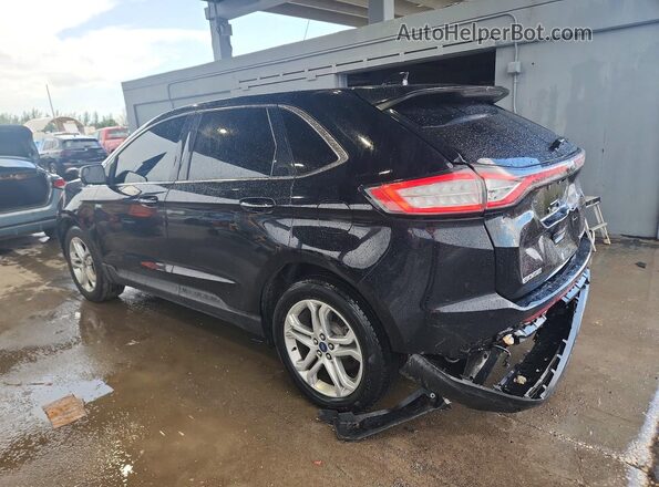 2FMPK4K83JBC14463 2018 FORD EDGE Black Rear left