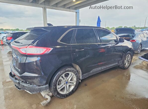 2FMPK4K83JBC14463 2018 FORD EDGE Black Rear right