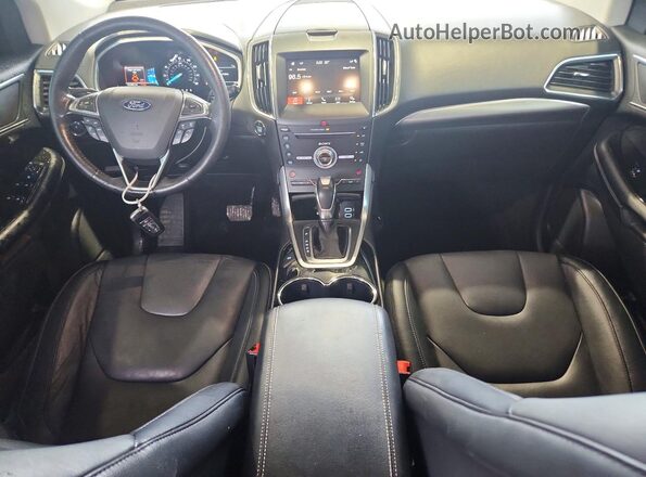 2FMPK4K83JBC14463 2018 FORD EDGE Black Dashboard view