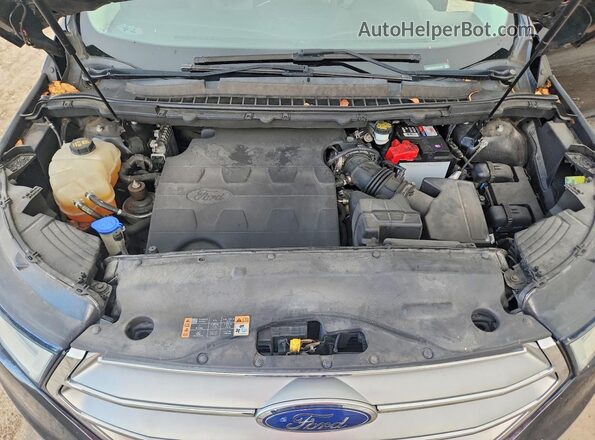 2FMPK4K83JBC14463 2018 FORD EDGE Black Engine compartment view