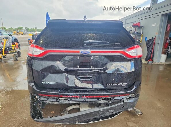 2FMPK4K83JBC14463 2018 FORD EDGE Black Rear view