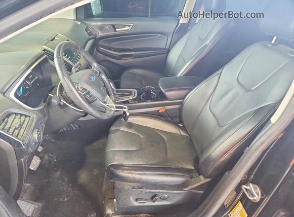 2FMPK4K83JBC14463 2018 FORD EDGE Black Front interior view