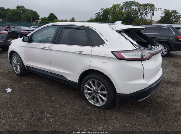 2FMPK4K8XJBB62071 2018 FORD EDGE White Հետևի ձախ