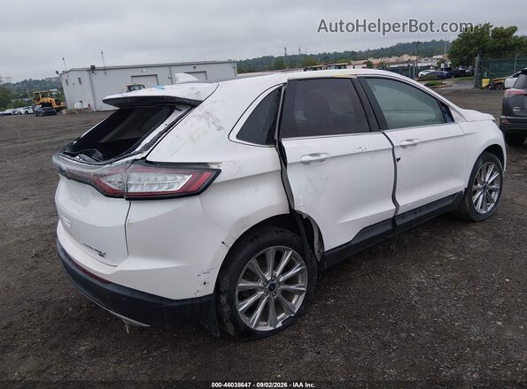 2FMPK4K8XJBB62071 2018 FORD EDGE White Հետևի աջ