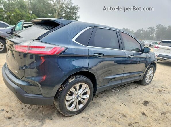 2FMPK4K90NBA79599 2022 FORD EDGE Black Trasero derecho