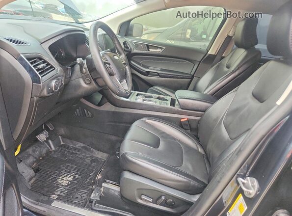 2FMPK4K90NBA79599 2022 FORD EDGE Black Vista interior delantera