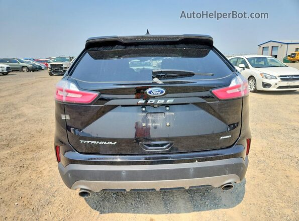 2FMPK4K91RBA37867 2024 FORD EDGE Black Widok z tyłu