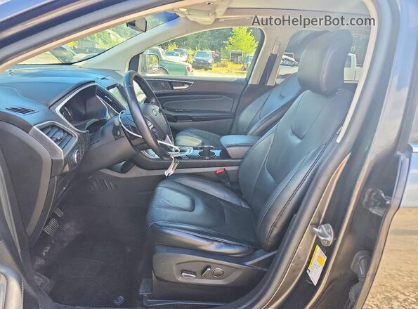 2FMPK4K93GBB55058 2016 FORD EDGE Gray Вид салону спереду