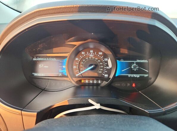 2FMPK4K93NBA55149 2022 FORD EDGE Черный Вид щитка приборов