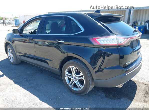 2FMPK4K94HBB52493 2017 FORD EDGE Черный Задняя левая четверть