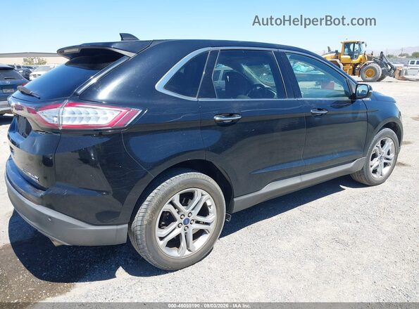 2FMPK4K94HBB52493 2017 FORD EDGE Черный Задняя правая четверть