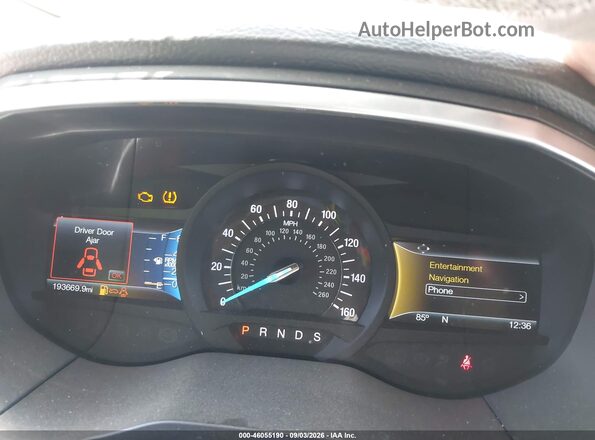 2FMPK4K94HBB52493 2017 FORD EDGE Черный Вид задних сидений