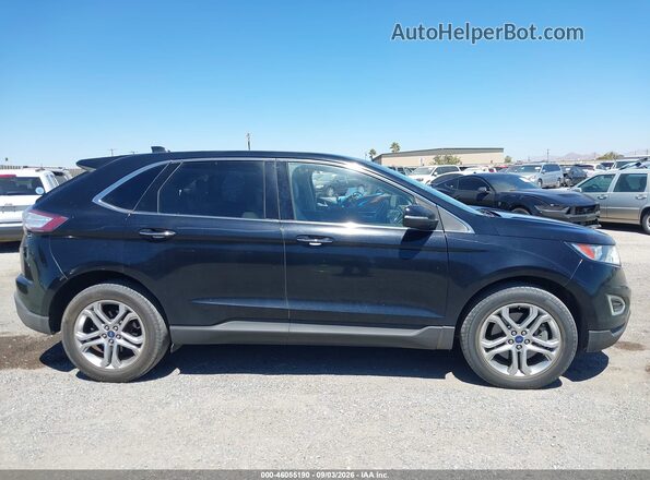 2FMPK4K94HBB52493 2017 FORD EDGE Черный Вид задней части салона
