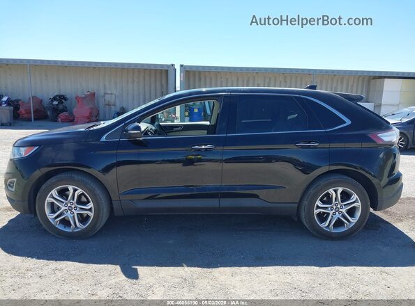 2FMPK4K94HBB52493 2017 FORD EDGE Черный Панорамный вид салона 360°