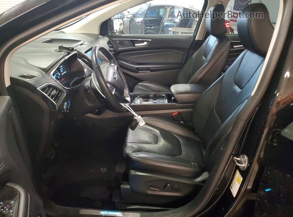 2FMPK4K94LBB45746 2020 FORD EDGE Black Widok wnętrza z przodu