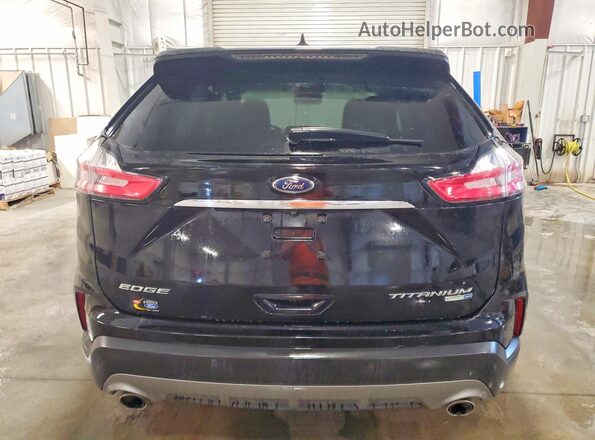 2FMPK4K94LBB45746 2020 FORD EDGE Black Widok z tyłu