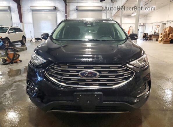 2FMPK4K94LBB45746 2020 FORD EDGE Black Widok z przodu