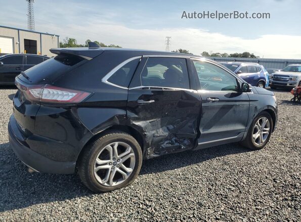 2FMPK4K95HBB69478 2017 FORD EDGE Black Tył prawy