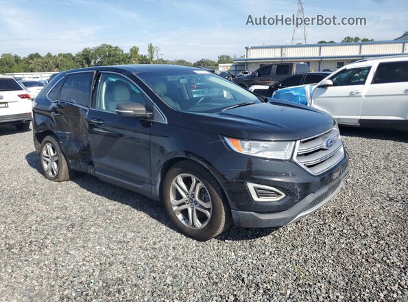 2FMPK4K95HBB69478 2017 FORD EDGE Black Przód prawy