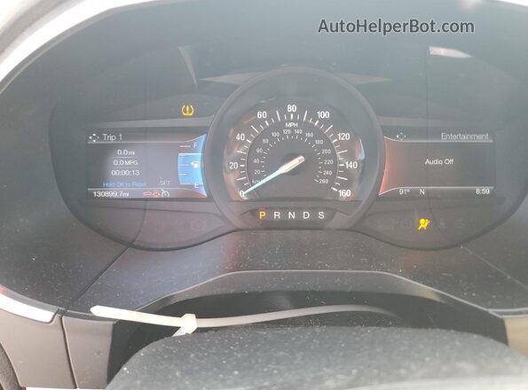 2FMPK4K95HBB69478 2017 FORD EDGE Black Widok zestawu wskaźników