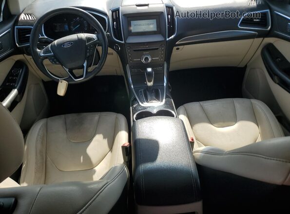 2FMPK4K95HBB69478 2017 FORD EDGE Black Widok deski rozdzielczej