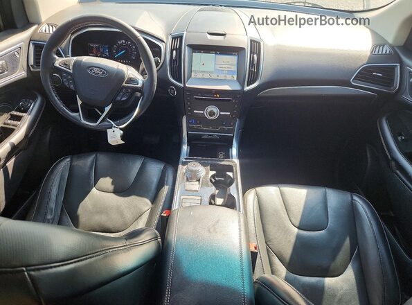 2FMPK4K95KBB05657 2019 FORD EDGE White Առջևի վահանակի տեսք