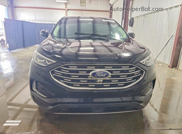 2FMPK4K95KBB68404 2019 FORD EDGE Черный Вид спереди