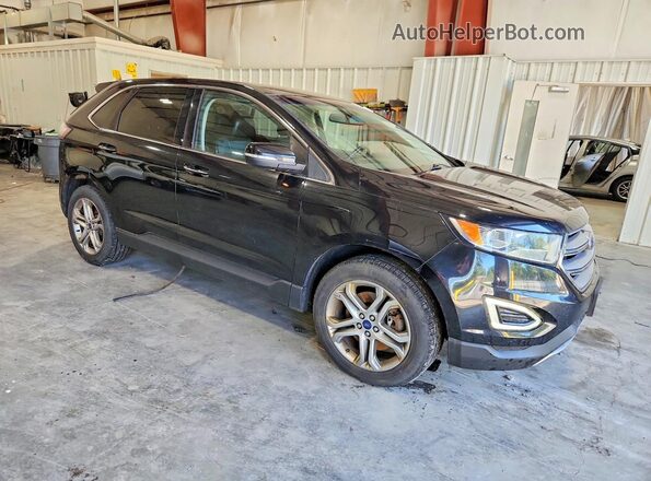 2FMPK4K96HBB11914 2017 FORD EDGE Black Delantero derecho