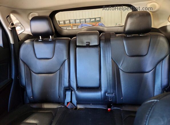 2FMPK4K96HBB11914 2017 FORD EDGE Black Vista de los asientos traseros