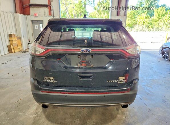 2FMPK4K96HBB11914 2017 FORD EDGE Black Vista trasera