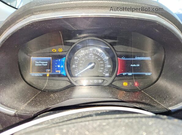 2FMPK4K96HBB11914 2017 FORD EDGE Black Vista del cuadro de instrumentos