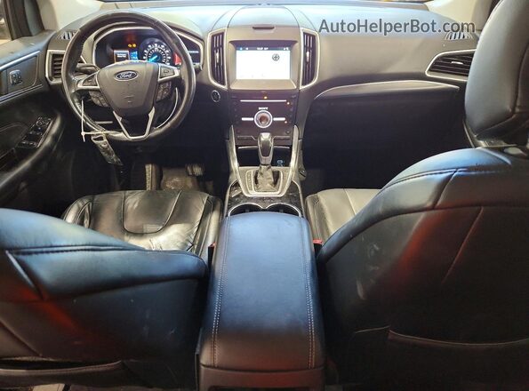 2FMPK4K96HBB11914 2017 FORD EDGE Black Vista del salpicadero