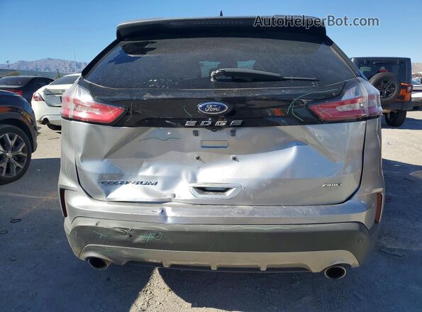 2FMPK4K96NBB04487 2022 FORD EDGE Gray Вид ззаду